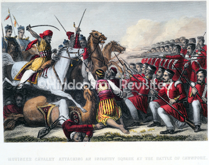 /data/Original Prints/Historical/MUTINEER CAVALRY ATTACKING AN INFANTRY SQUARE AT THE BATTEL OF CAWNPORE.jpg